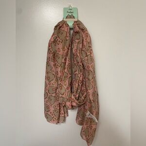 NWT Pusheen sweets pink lightweight scarf